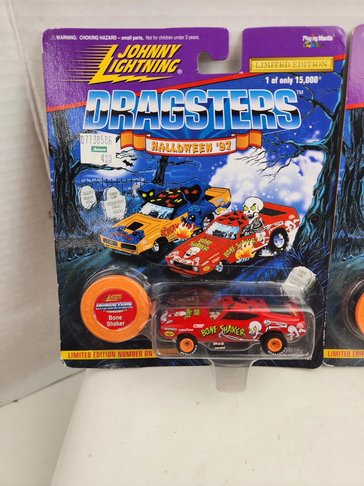 Johnny Lightning Dragsters Halloween 97 Scream Team & Bone Shaker Lot Of 3 Cars