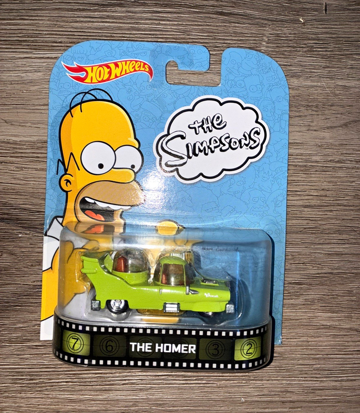 Hot Wheels Retro Entertainment Simpsons The Homer 1:64 Green Diecast 2014