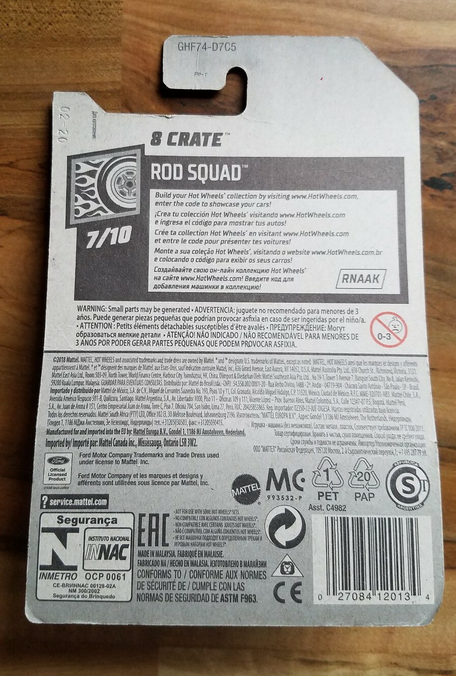 Hot Wheels Rod Squad – 8 Crate