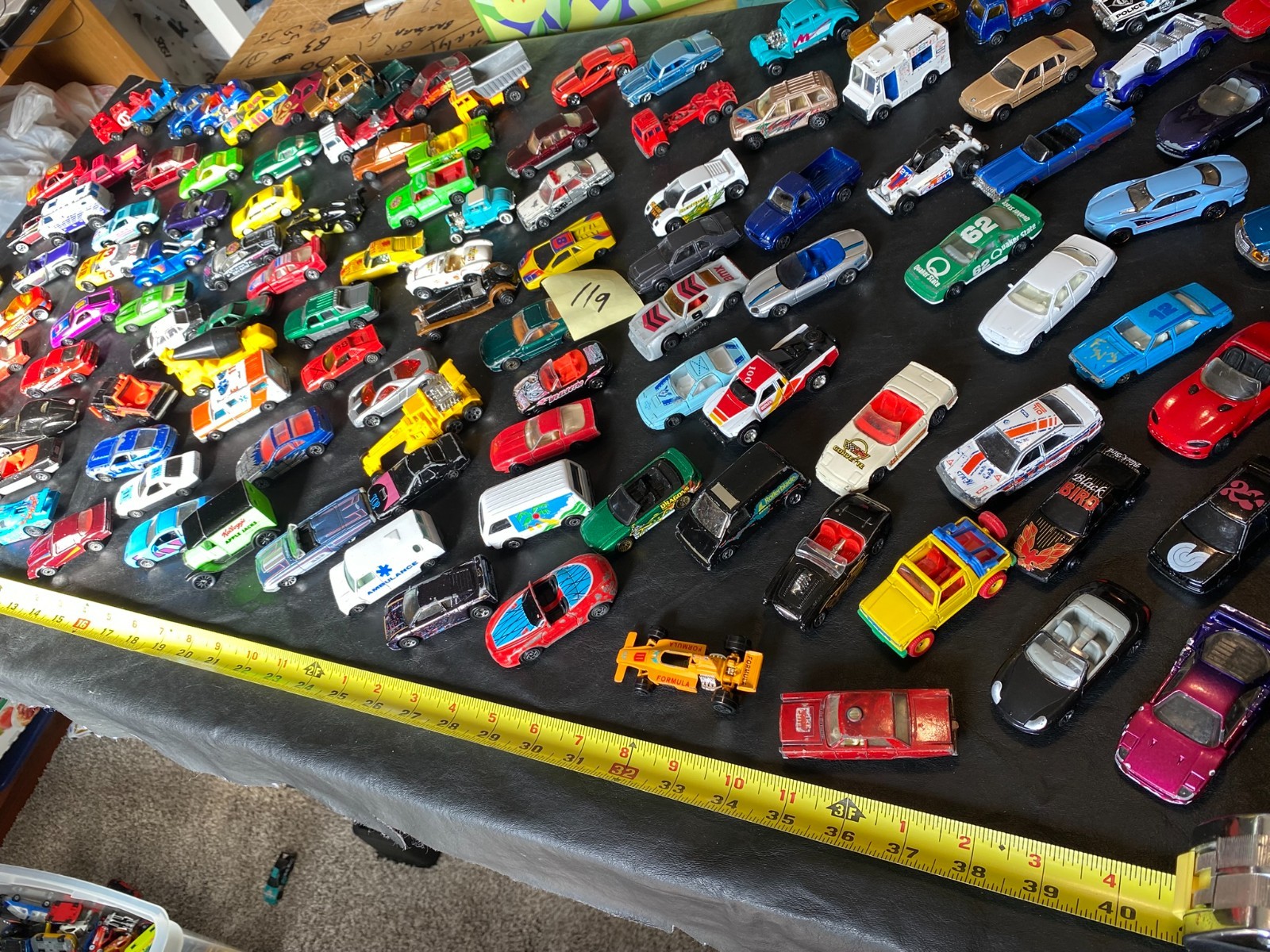 1:64 diecast car lot 119 cars truck mixed brands matchbox hot wheels etc.