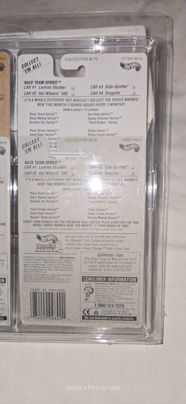 1994 Hot Wheels Race Team Series Complete 4 Car Set Lumina Stocker Dragster