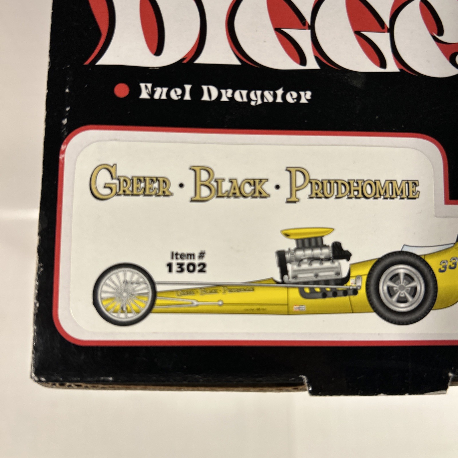 1320 The Diggers #1302 NHRA Greer Black Prudhomme 1302 Of 5000 Limited Edition