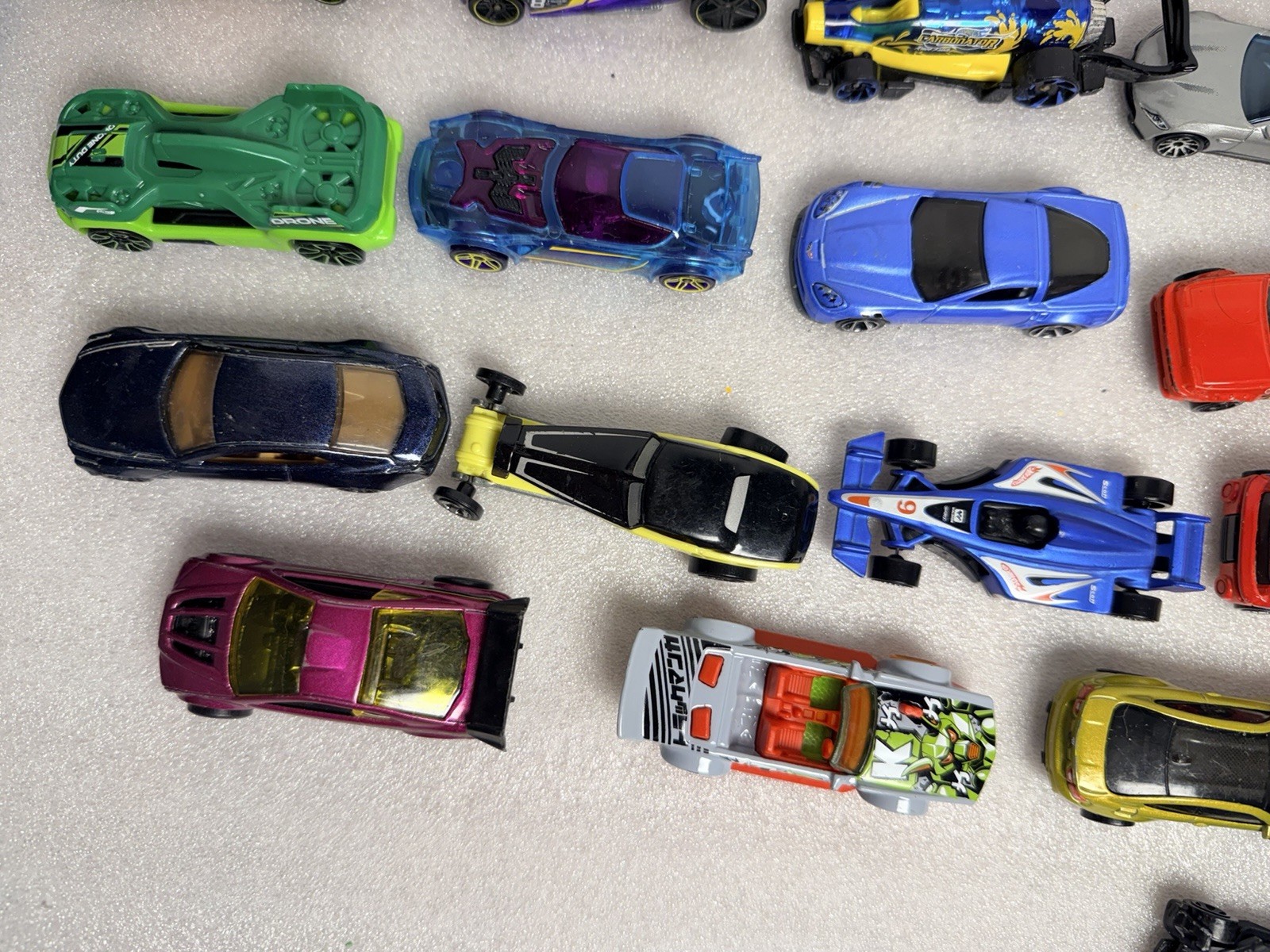 Hot Wheels Diecast Cars, Trucks, Van, Motorcycle Mixed Lot of 49