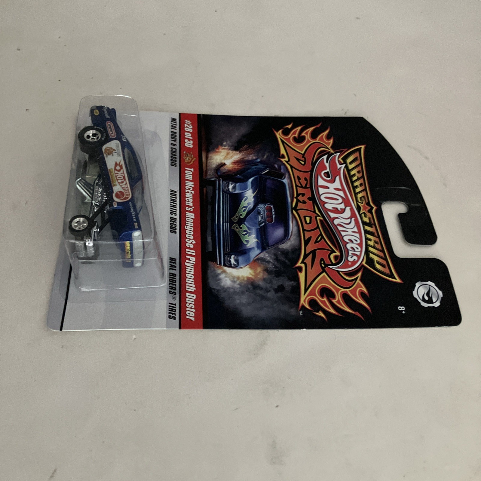 HOT WHEELS Drag Strip Demons Tom McEwen’s Mongoose II Plymouth Duster 28/30