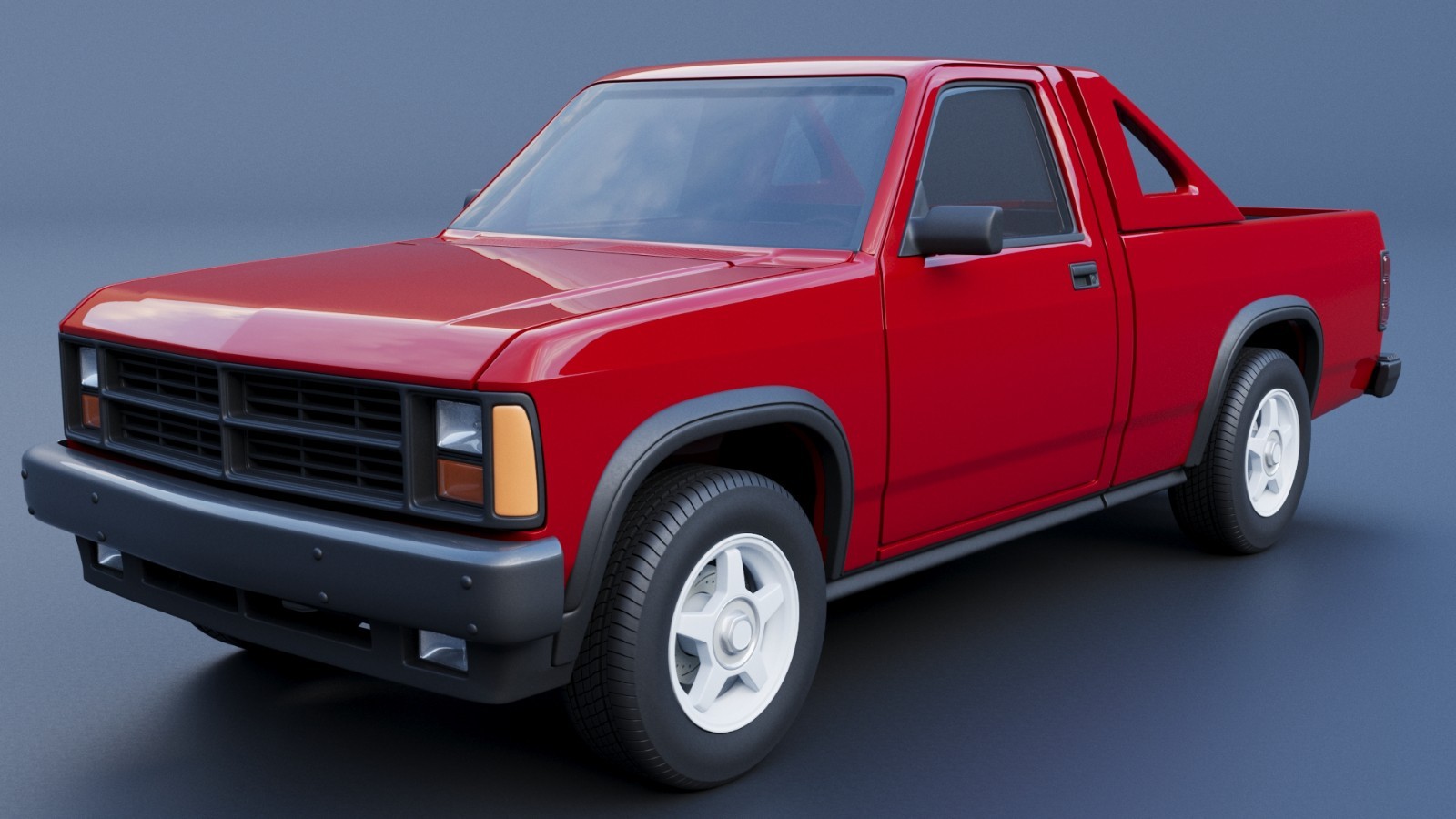 3d printed Dodge Dakota Shelby 1989 model car collectible replica