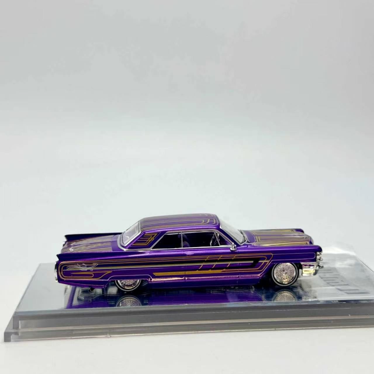 97M 1:64 1964 Coupe Coupe DeVille LowRider Diecast Model Car