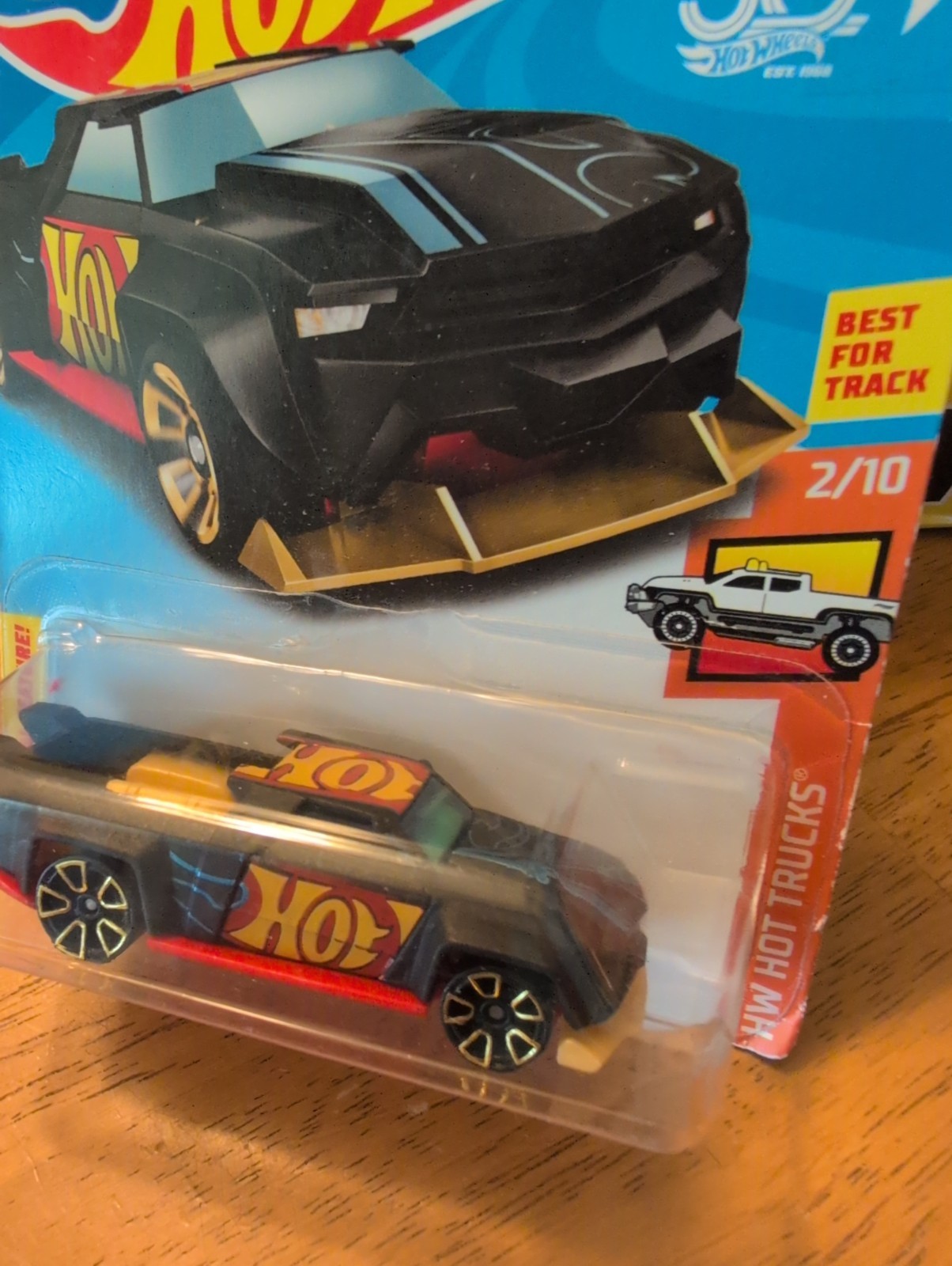 2018 Hot Wheels HW Hot Trucks Solid Muscle #127 Black 2/10