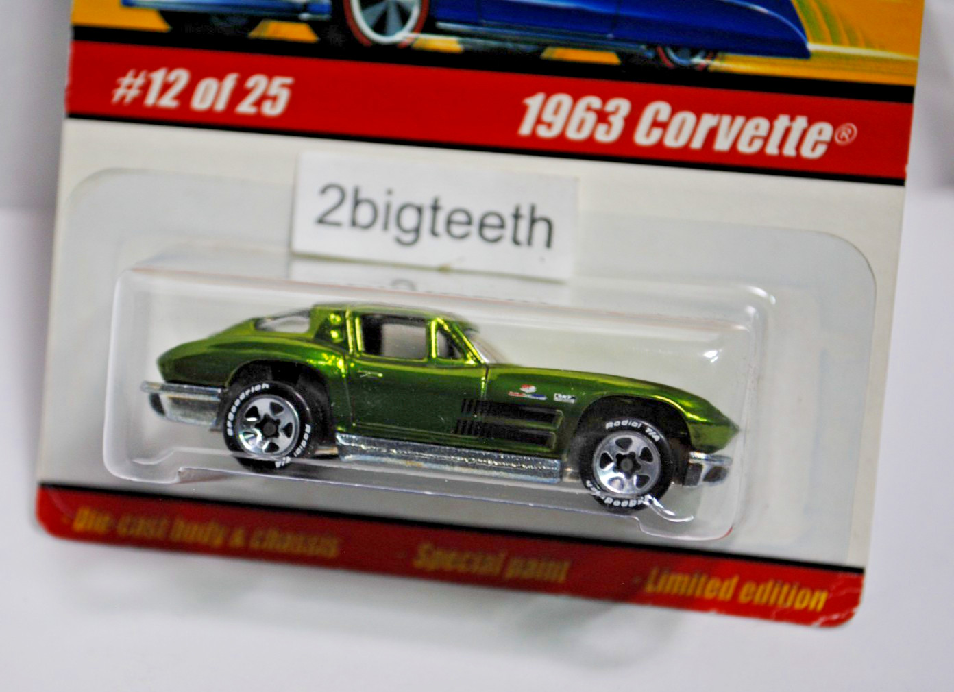 Hot Wheels Classics Series 1 #12 of 25 1963 Chevy Chevrolet Corvette Green