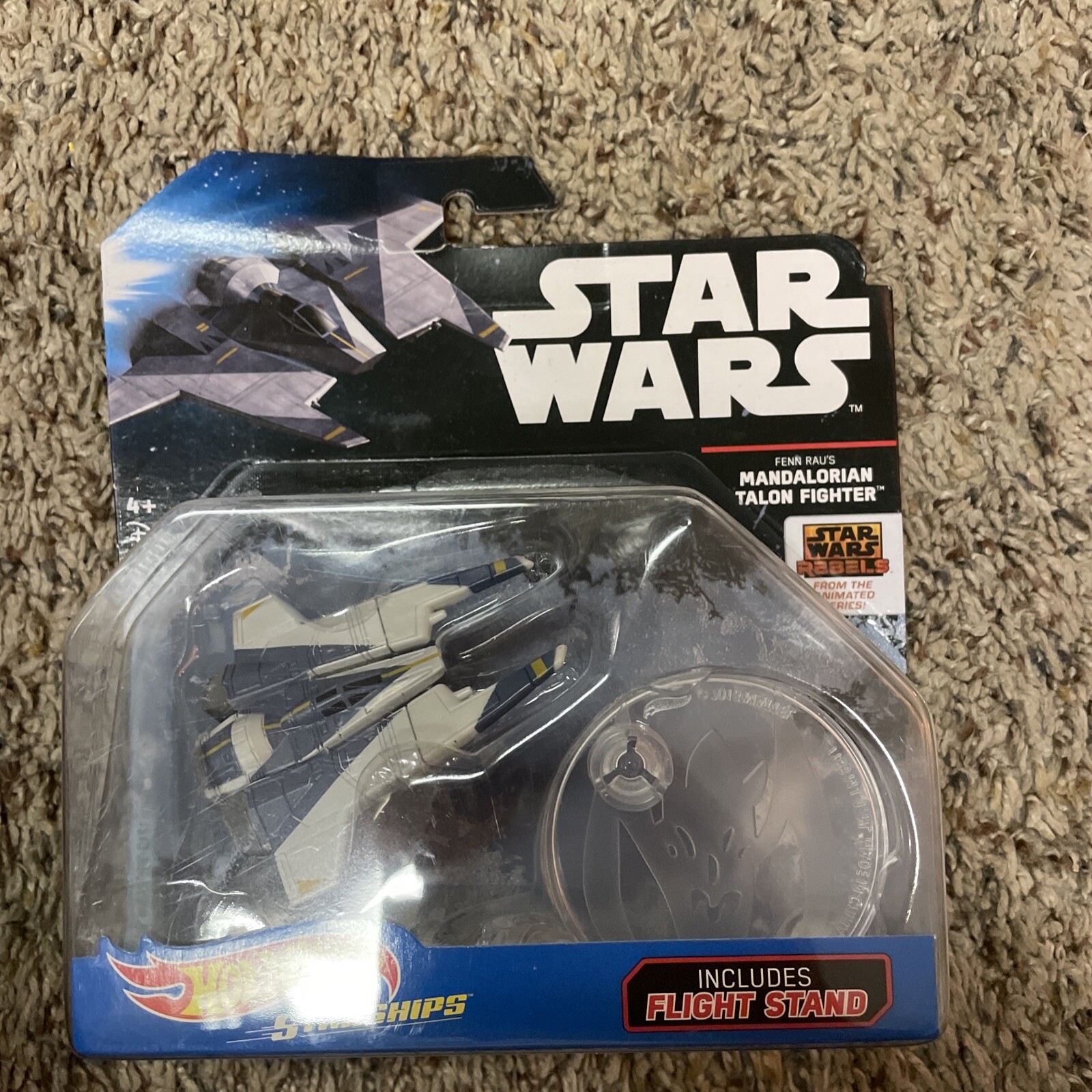 Lot Of 9 Star Wars Hot Wheels Rogue One Starships NEW With Stand