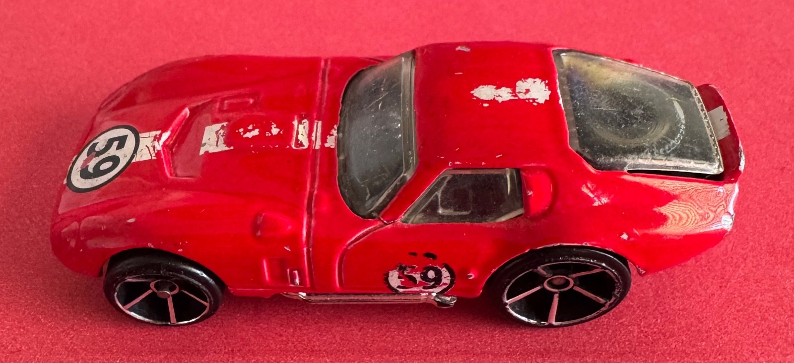 HOT WHEELS SHELBY COBRA DAYTONA COUPE RED 2007 NEW MODELS MATTEL DIE CAST TOYS
