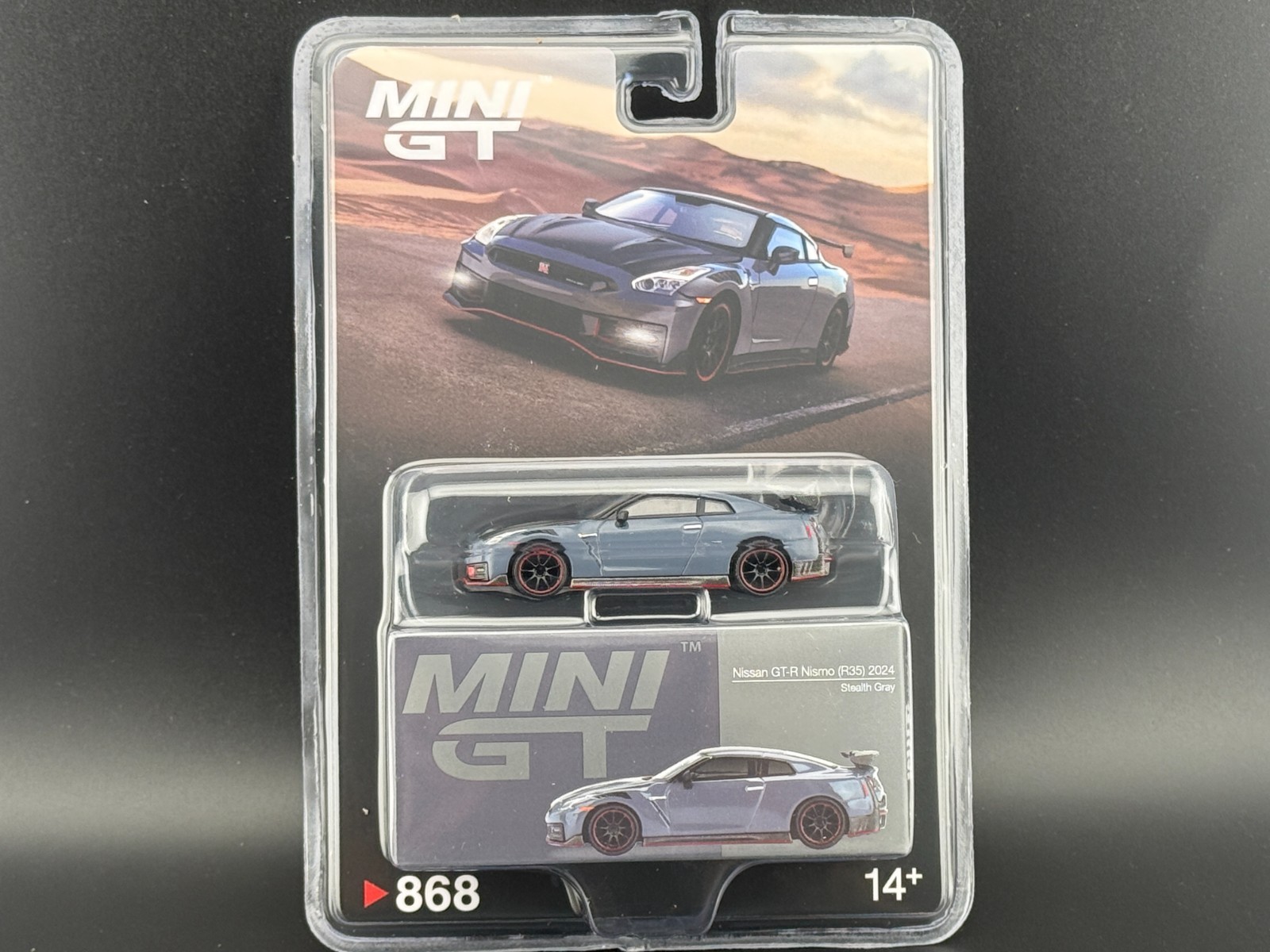 Mini GT Nissan GT-R Nismo 2024 NISMO – Stealth Gray #868 1/64