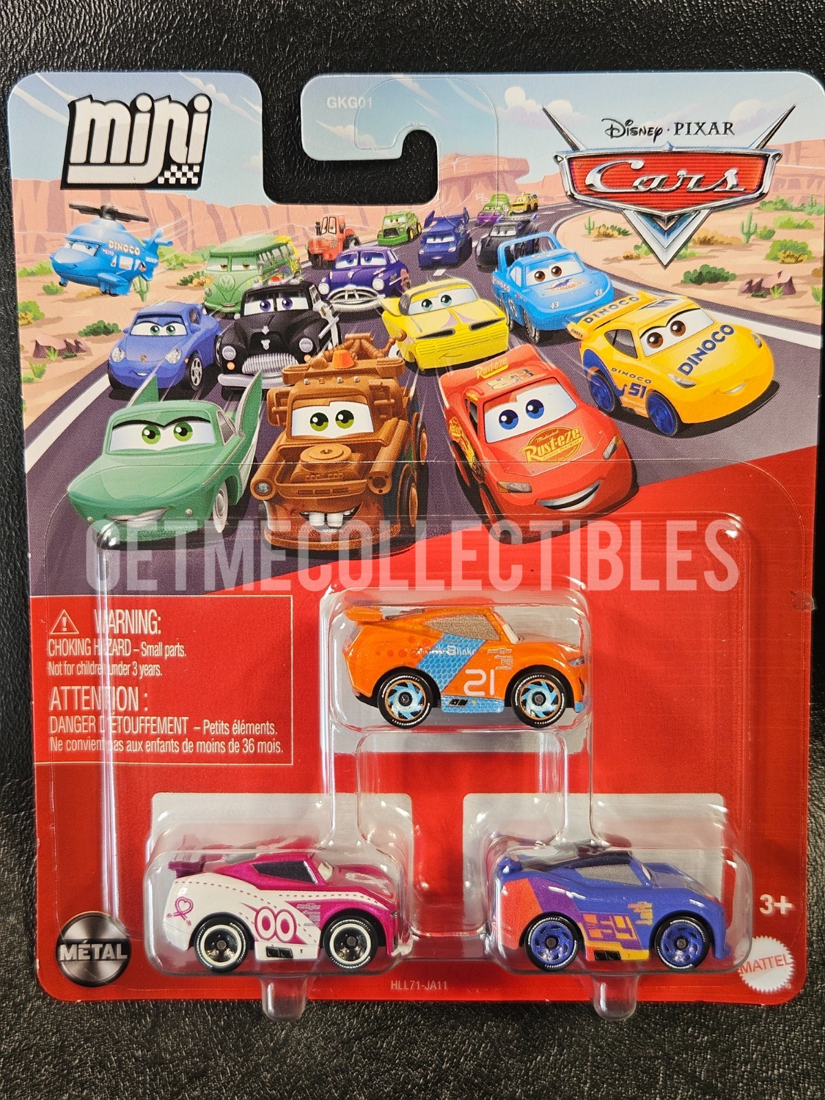 6 DISNEY PIXAR CARS MINI RACERS CELEBRATE 3 PACK CASE J FACTORY SEALED 2026 GMC