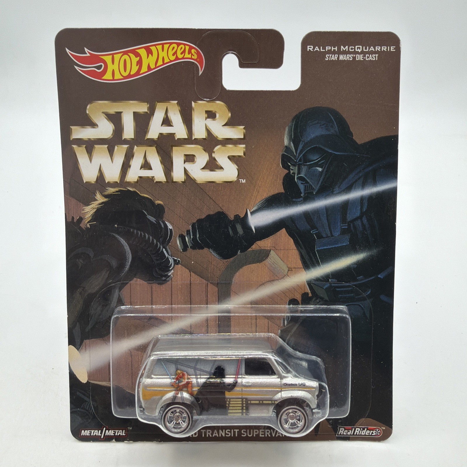 HOT WHEELS 2017 Star Wars Ralph McQuarrie Ford Transit Supervan Darth Vader