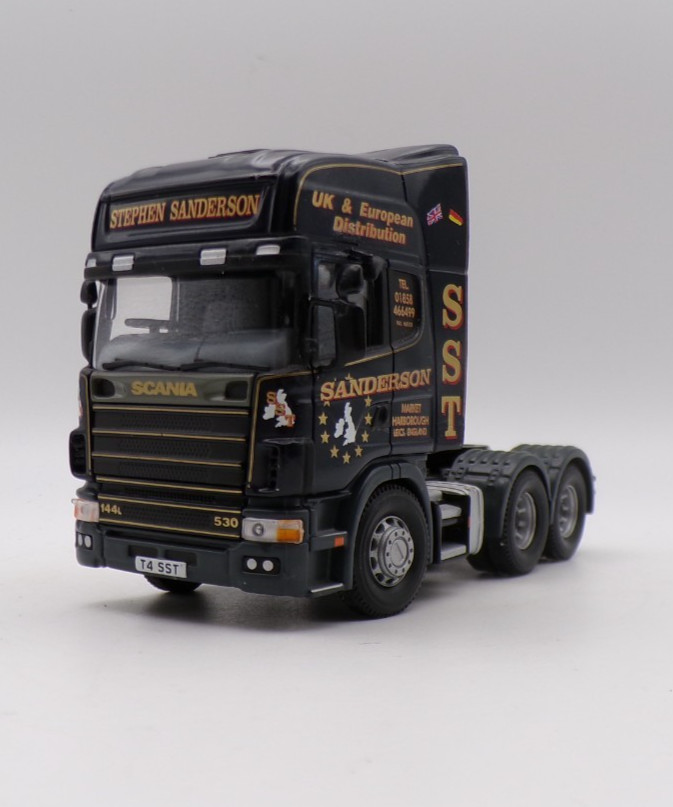 CORGI SCANIA CLASS L ‘STEPHEN SANDERSON’ VERY GOOD UNBOXED 1:50
