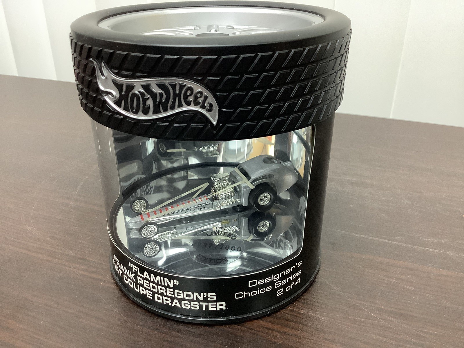 LOT of 2 Hot Wheels Flamin’ Frank Pedregon’s Fiat Coupe Dragster Oil Can NIP