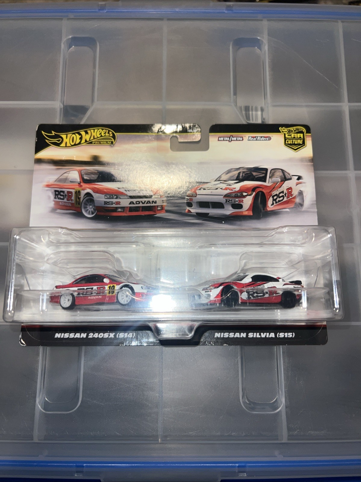 Hot Wheels Premium Car Culture Two Pack Nissan 240SX S14 & Nissan Silvia S15