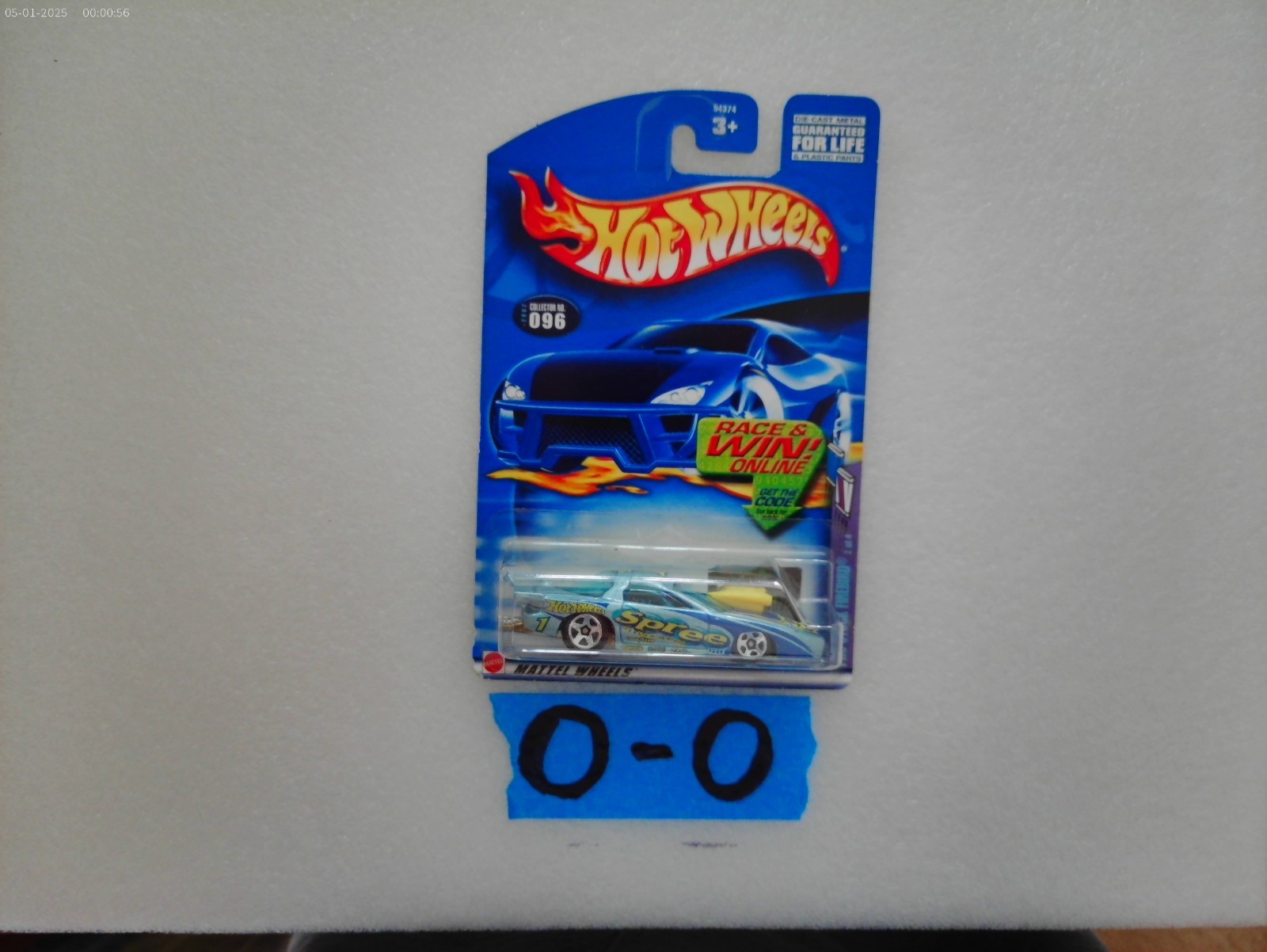 HOT WHEELS 3 WINDOW 34 1934 RED WHITE BLUE STARS 2/4 # 080 HW 1:64