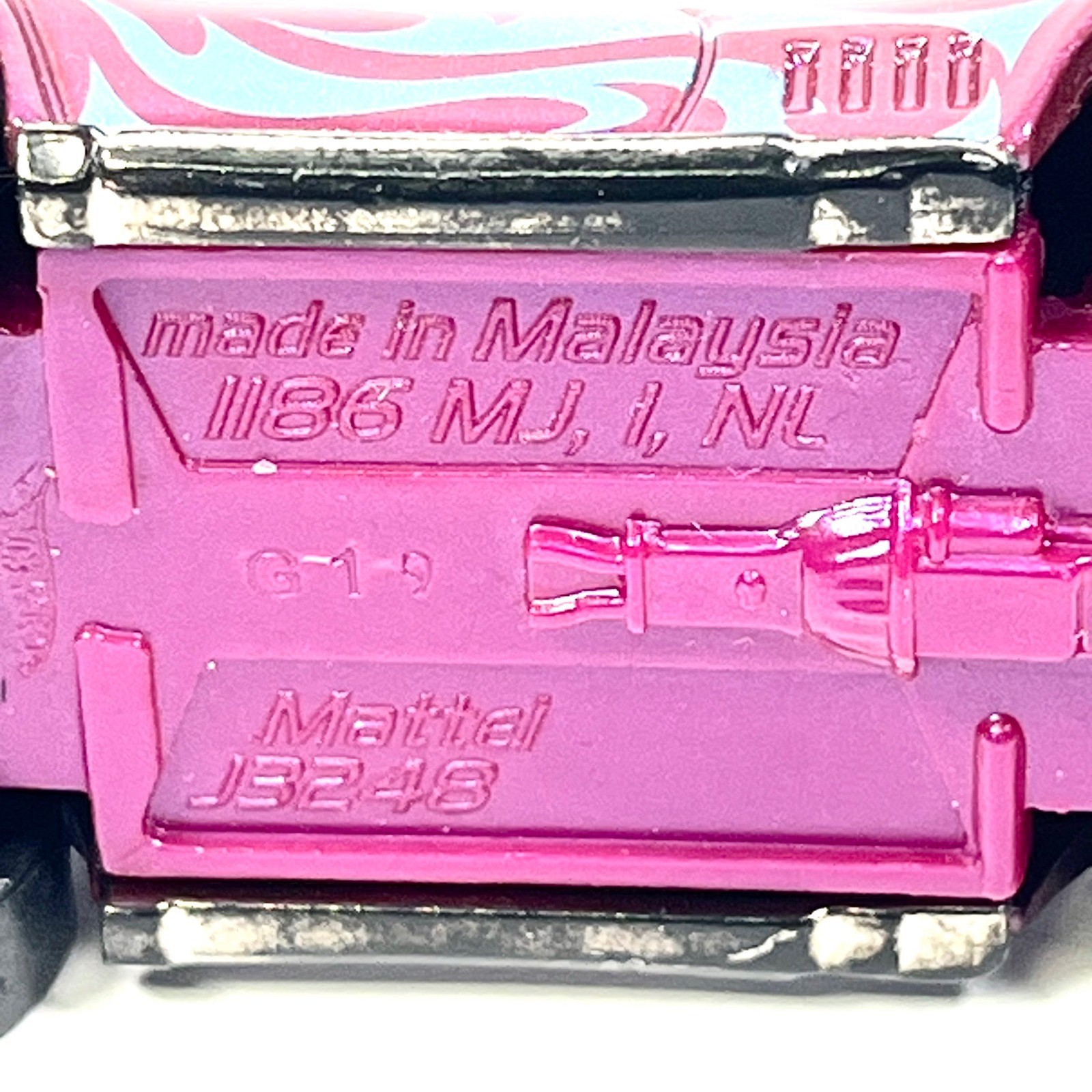 Hot Wheels 69 Corvette Pearl Purple Blue Flames HW Workshop Heat Fleet Loose