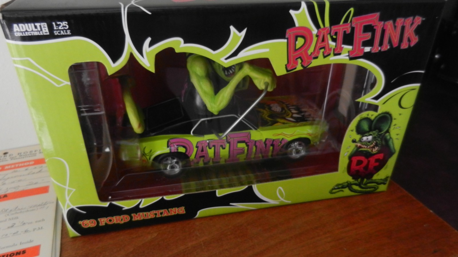 LIMITED EDITION MATCO TOOLS RAT FINK DIE CAST 1:24 SCALE 1969 FORD MUSTANG