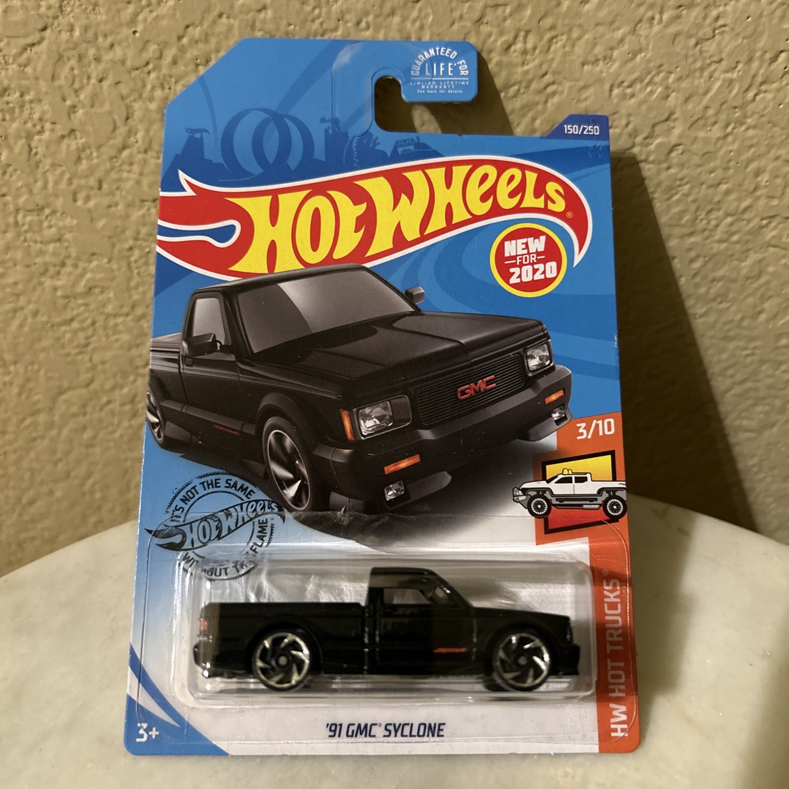 2020 Hot Wheels ‘91 GMC SYCLONE Black 150/250 HW Hot Trucks 3/10