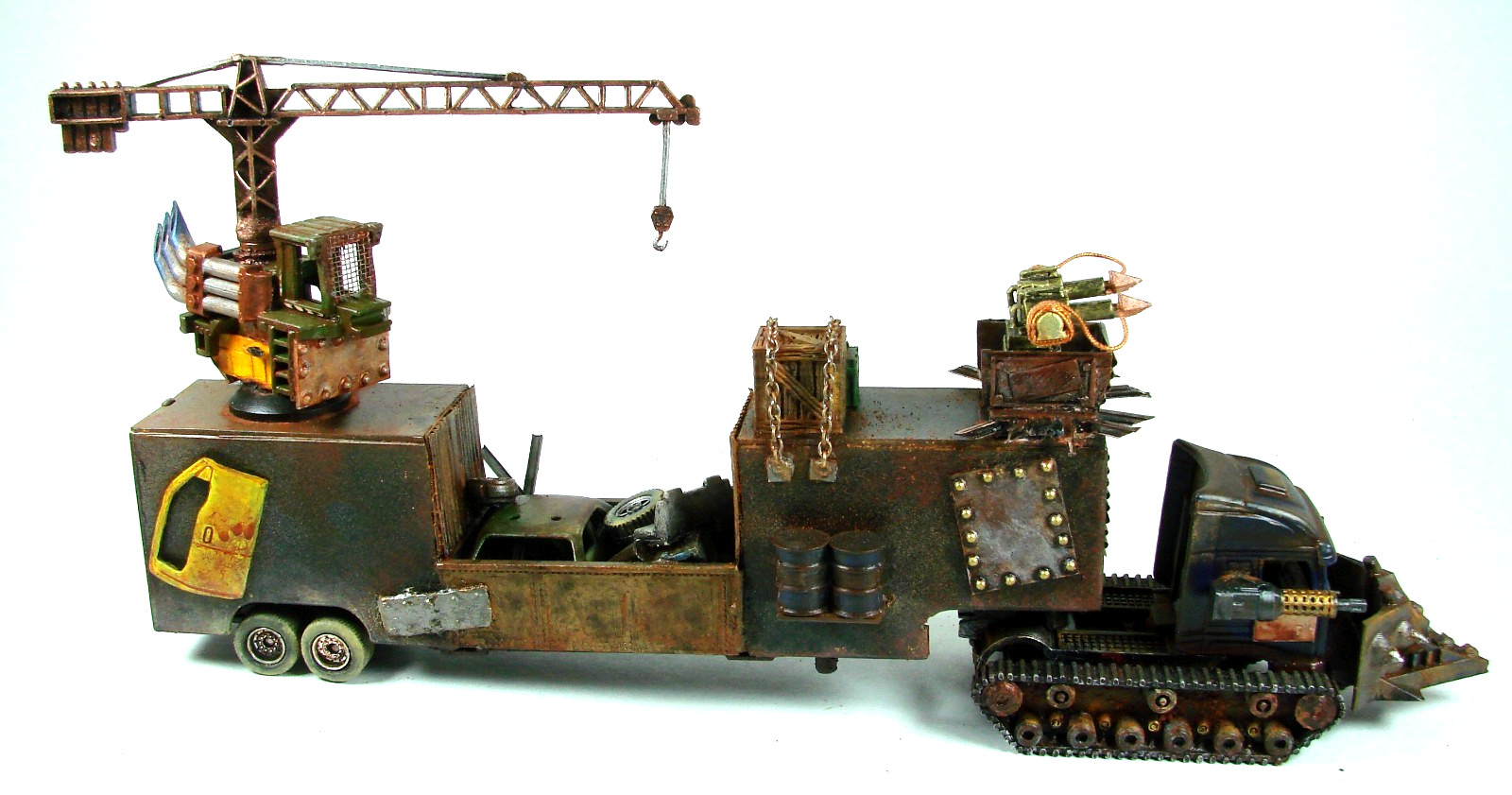 Gaslands War Rig Metal Scapper Custom Diecast 1/80 Mad Max Wastelands