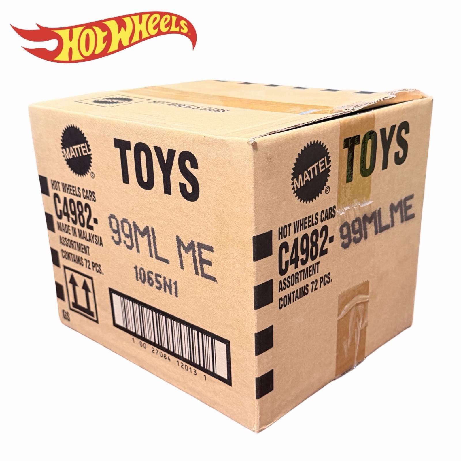 Hot Wheels C4982-99ML ME Factory Sealed Case (72) (Torn tape)