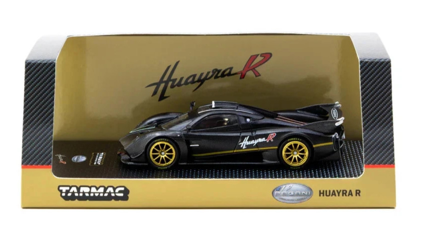 1:64 TARMAC Pagani Huayra R Black/Carbon 1:64 T64G-TL035-MBCF Model