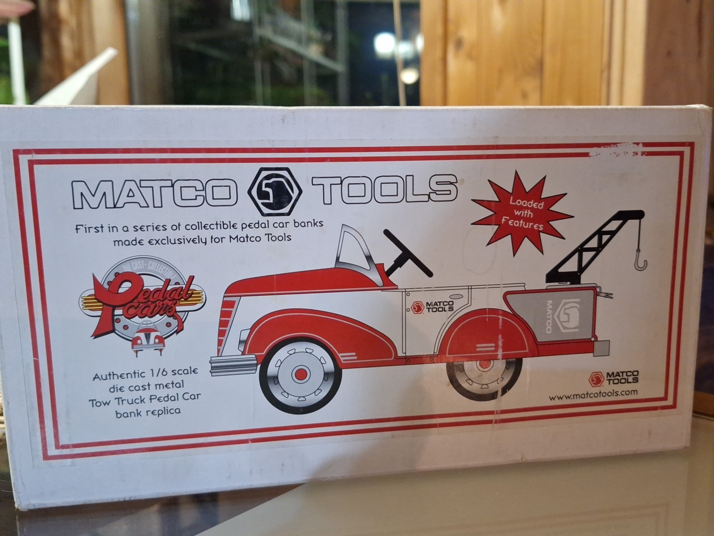 Matco Tools 1940 Gendron Tow Truck Pedal Car Bank 1/6 Diecast NIB Limited