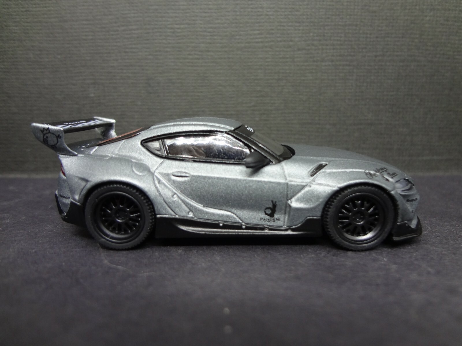 Mini GT Pandem Toyota GR SUPRA V1.0 matte grey 1:64 loose with box