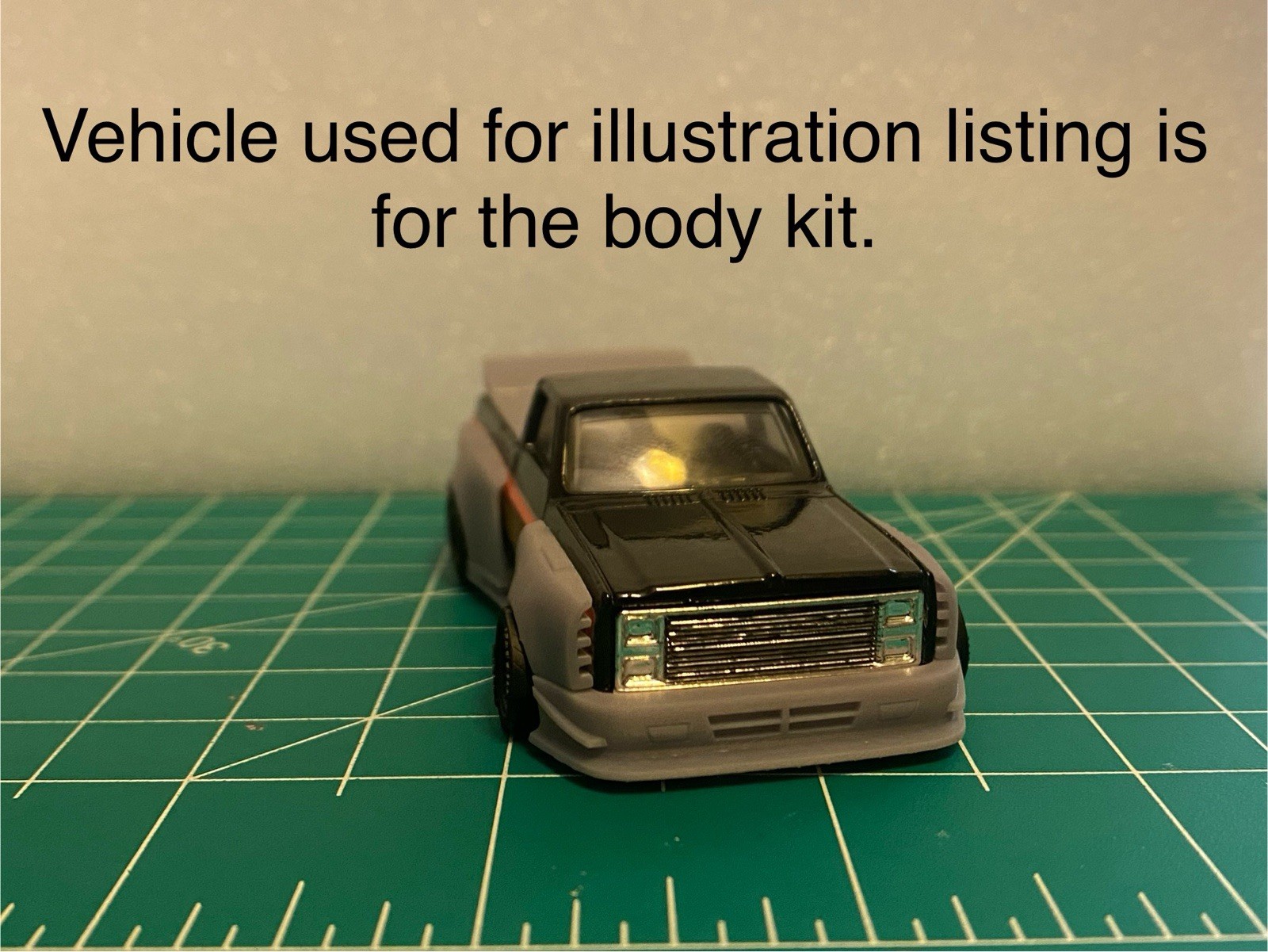 1/64 Scale Body Kit For Hotwheel 83 Chevy Silverado Diecast Custom Build
