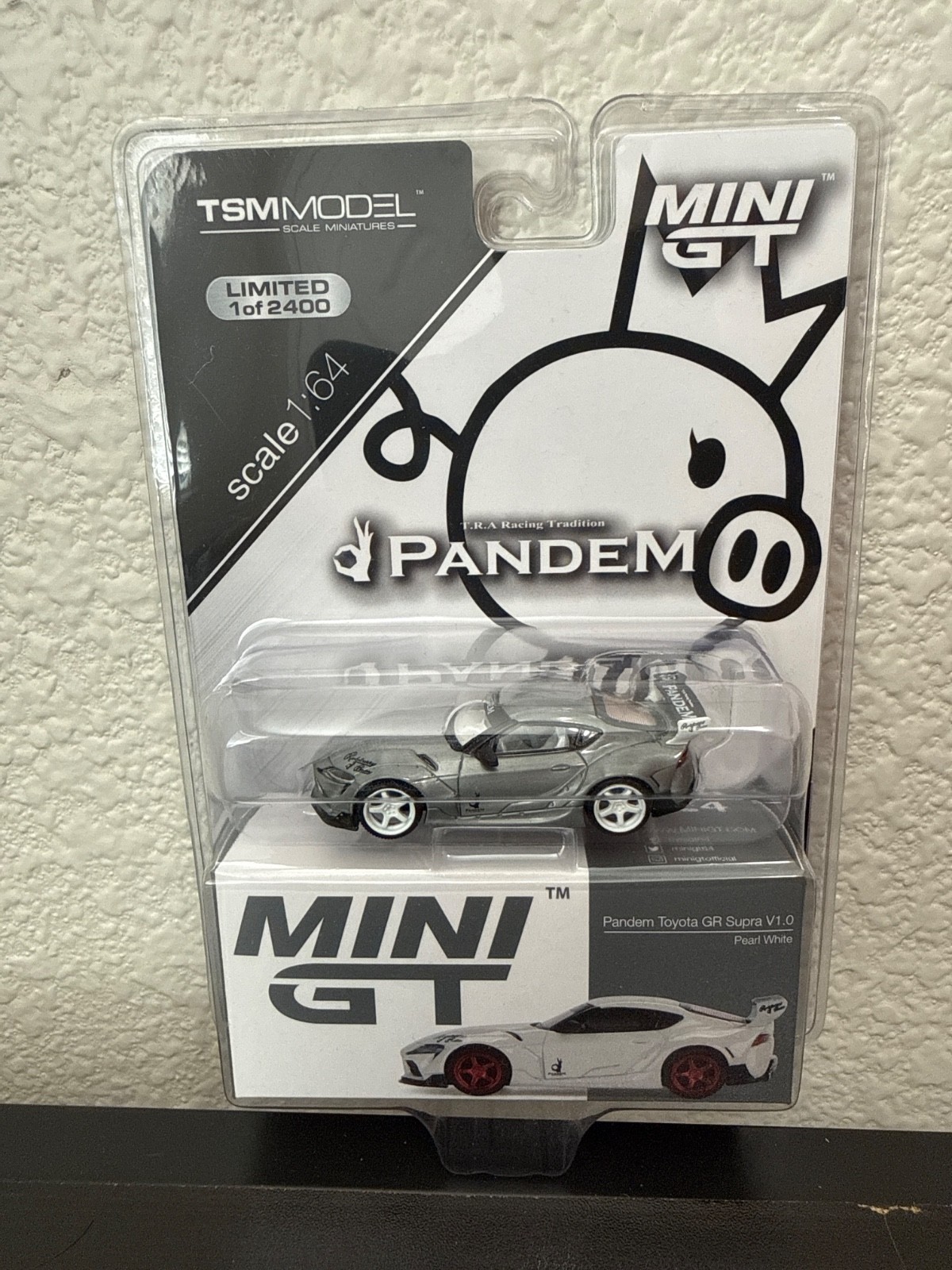 Mini GT Pandem Toyota GR Supra V1.0 Pearl White 1:64 Scale MGT00424 CHASE CAR