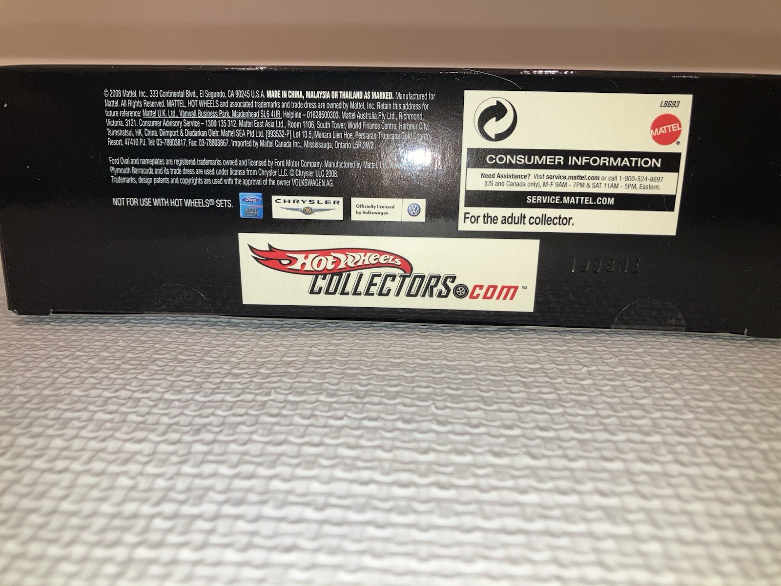 Hot Wheels Redline CUSTOM OTTO Mint In Box, Club Exclusive 0614, 2713/4000 RARE!