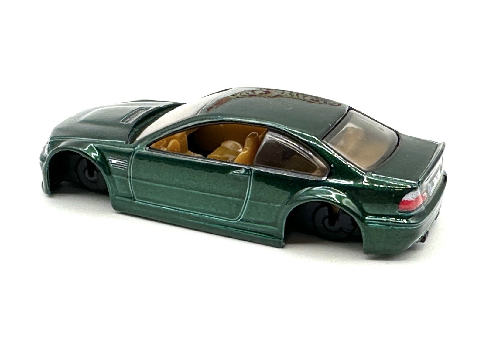 Loose Hot Wheels Premium BMW M3 (E46) (green) – *DONOR BODY NO WHEELS*
