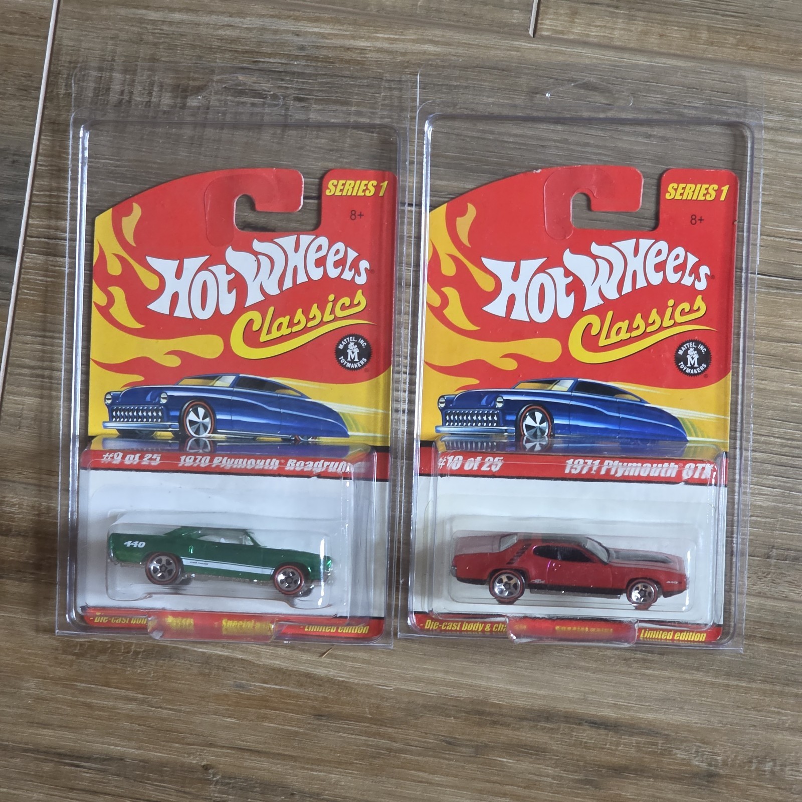 Hot Wheels Classics Series 1 Set of 22 Spectraflame Paint Redlines 1/64 Diecast