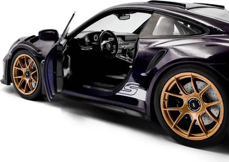 2024 Porsche 911 GT3 RS Weissach Package Purple in 1:18 scale by Solido