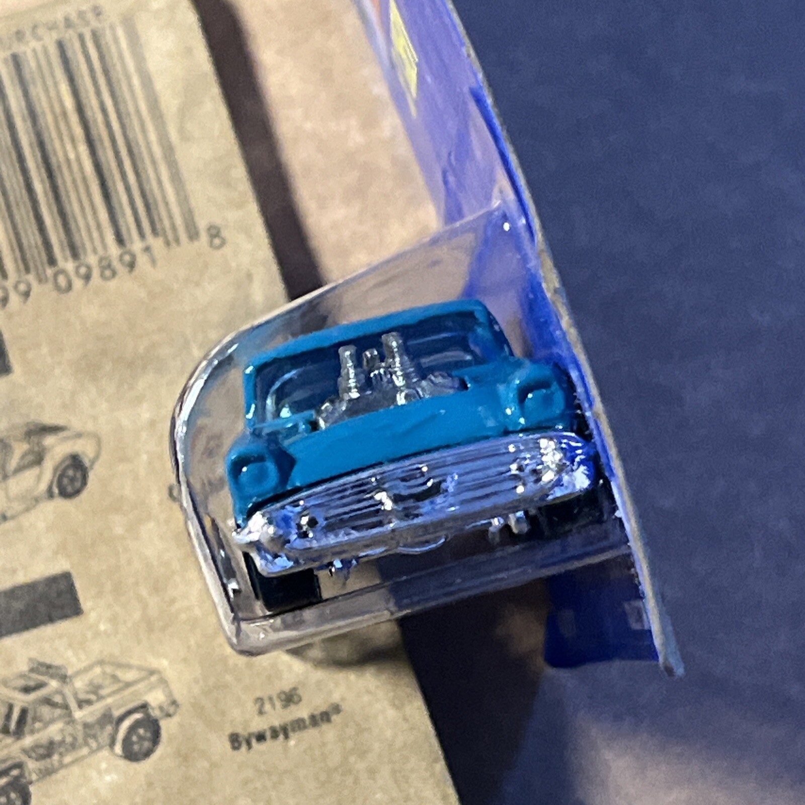 57 Chevy Toy Hot Wheel lot of 2 , 1957 Chevys. ￼ New, Unopened Package ￼B-105.