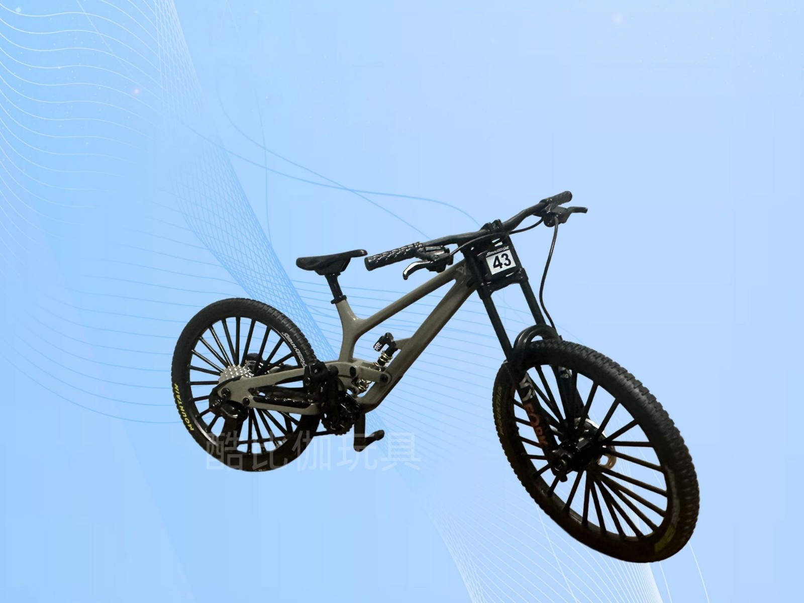 Metal Mountain Bike Model Desktop Mini Alloy Classic Bicycle Toy Die-Cast Finger