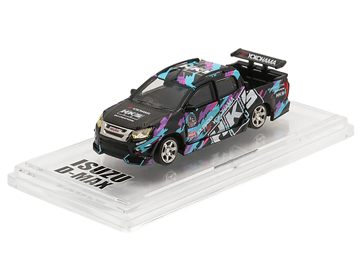 Isuzu D-Max Lowrider Pickup Truck RHD (Right Hand Drive) “HKS” Black with Graph