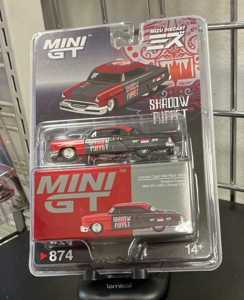 Mini GT x Mizu Diecast #874 Lincoln Capri Hot Rod 1954 Shadow Puppet