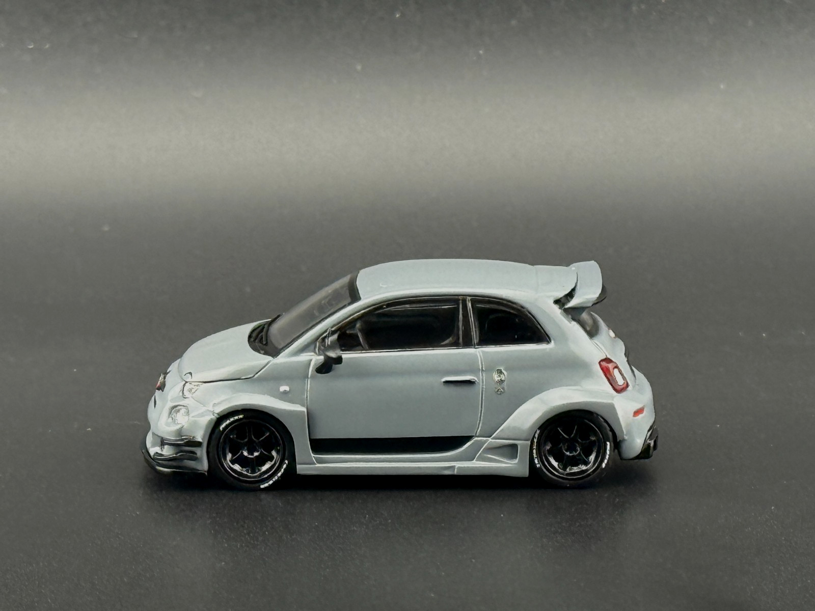Mini GT Abarth 595 LB-WORKS x Abas Works Grey #995 1/64