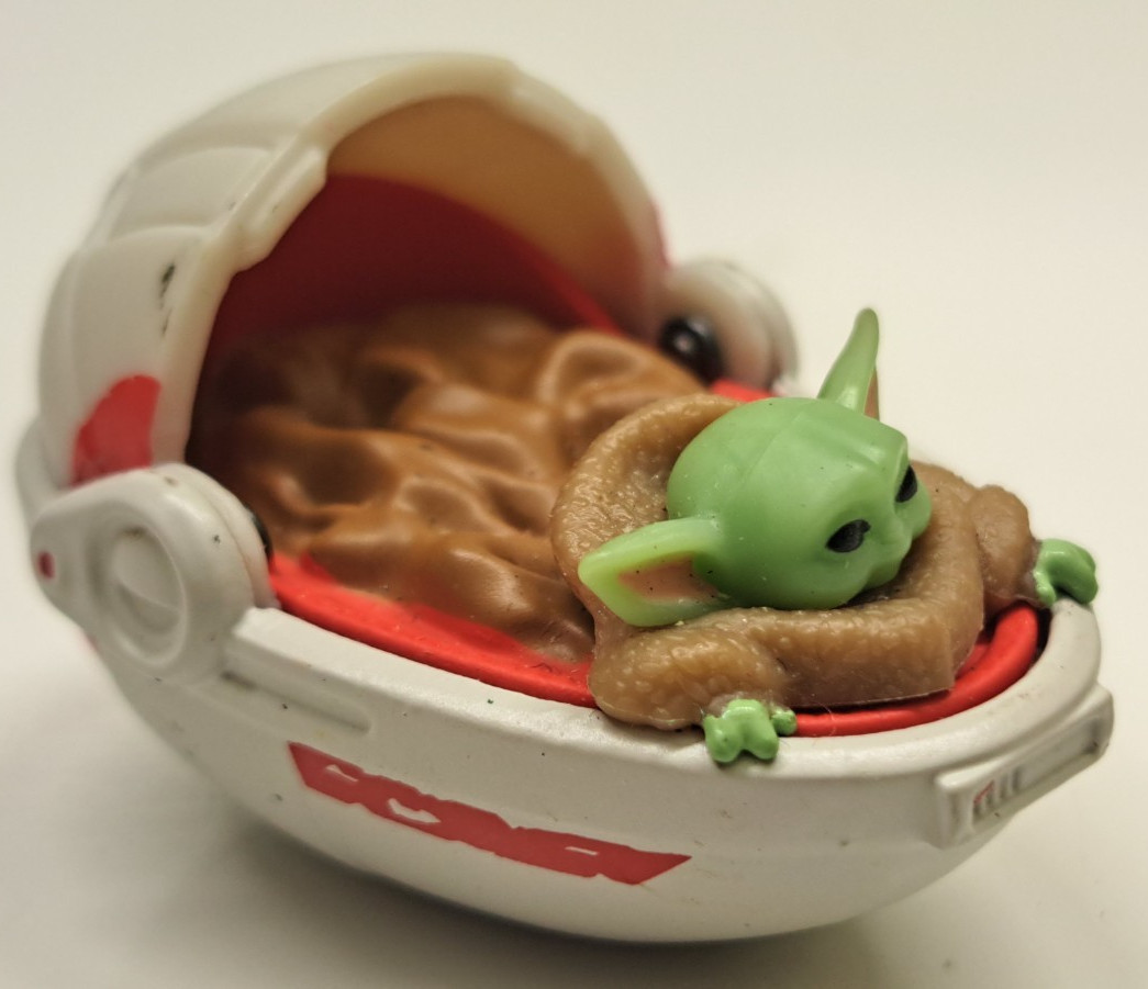 2″ Hot Wheels Star Wars Starships The Child Hover Pram NO Stand INCOMPLETE