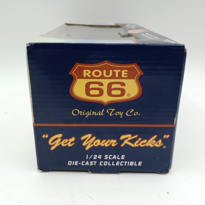 Route 66 Get Your Kicks 1957 Chevy Nomad Blue 1:24 Die-Cast NEW w BOX WEAR ©2001