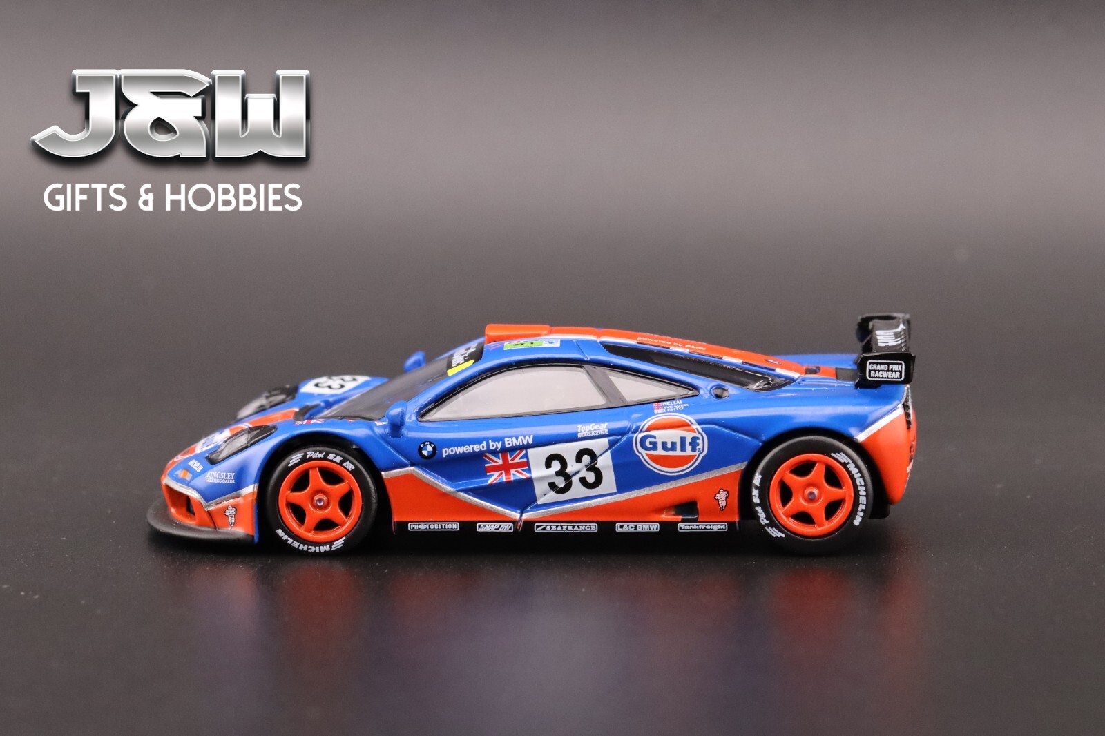 Mini GT McLaren F1 GTR #33 1996 Le Mans 24Hr GULF #723 1/64