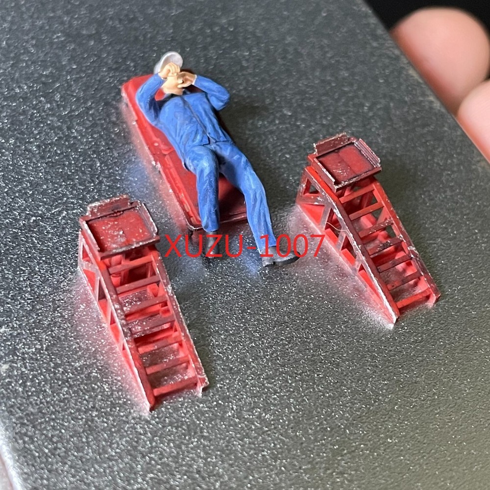 Diorama 1/64 Car Mechani Model Garage Maintenance Tools Set Scene Props Display