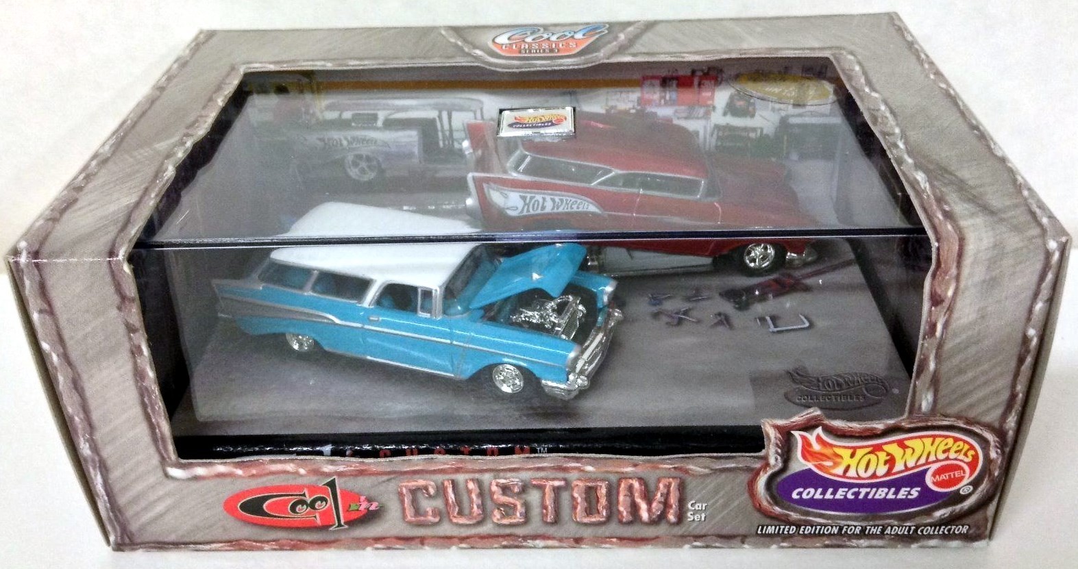 Hot Wheels 100% Cool Collectibles, ’57 Chevy Nomad Custom, NEW – No Box