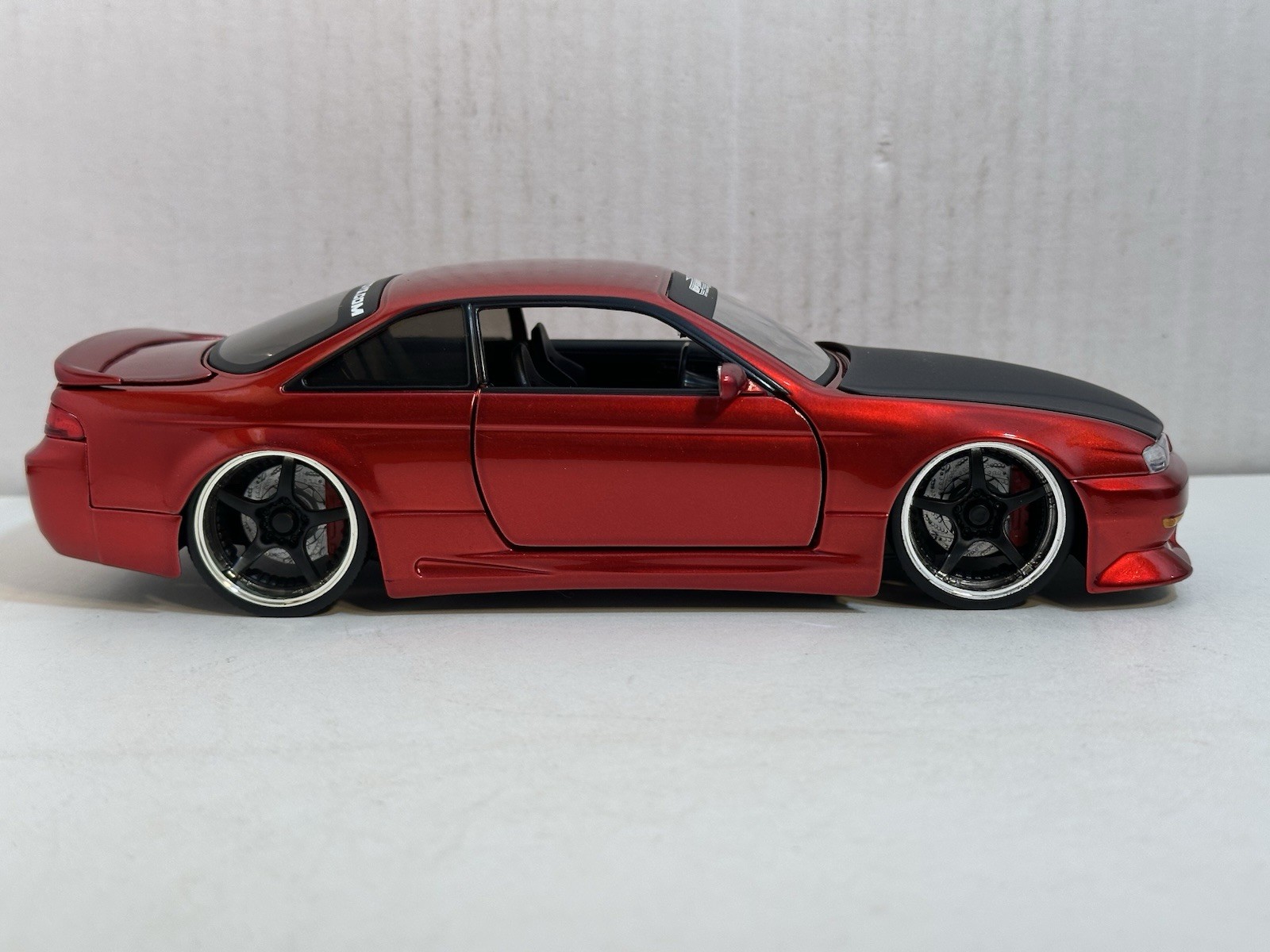 JADA OPTION D 1998 NISSAN 240SX (S-14) RED 1:24 DIECAST MODEL CAR NEW NO BOX