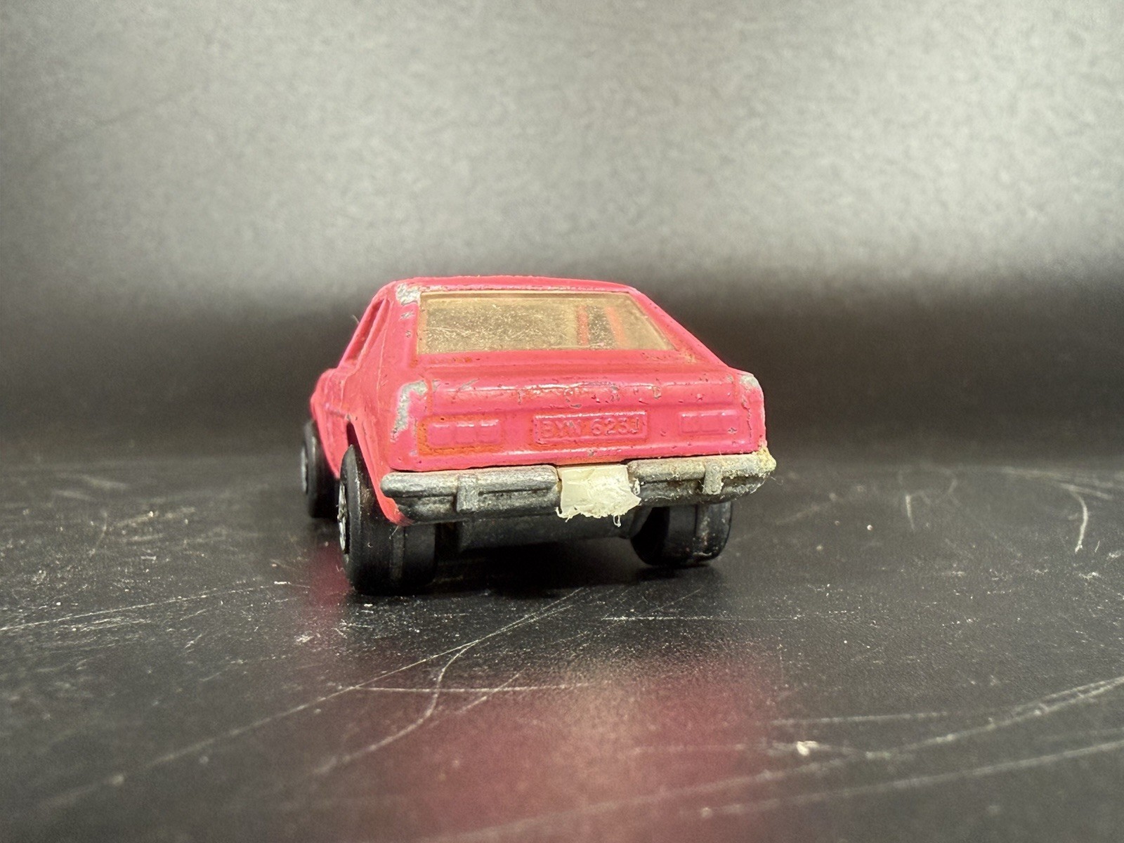 Matchbox Lesney No 54 Ford Capri * Superfast * Pink W/Black Hood 1970 * England
