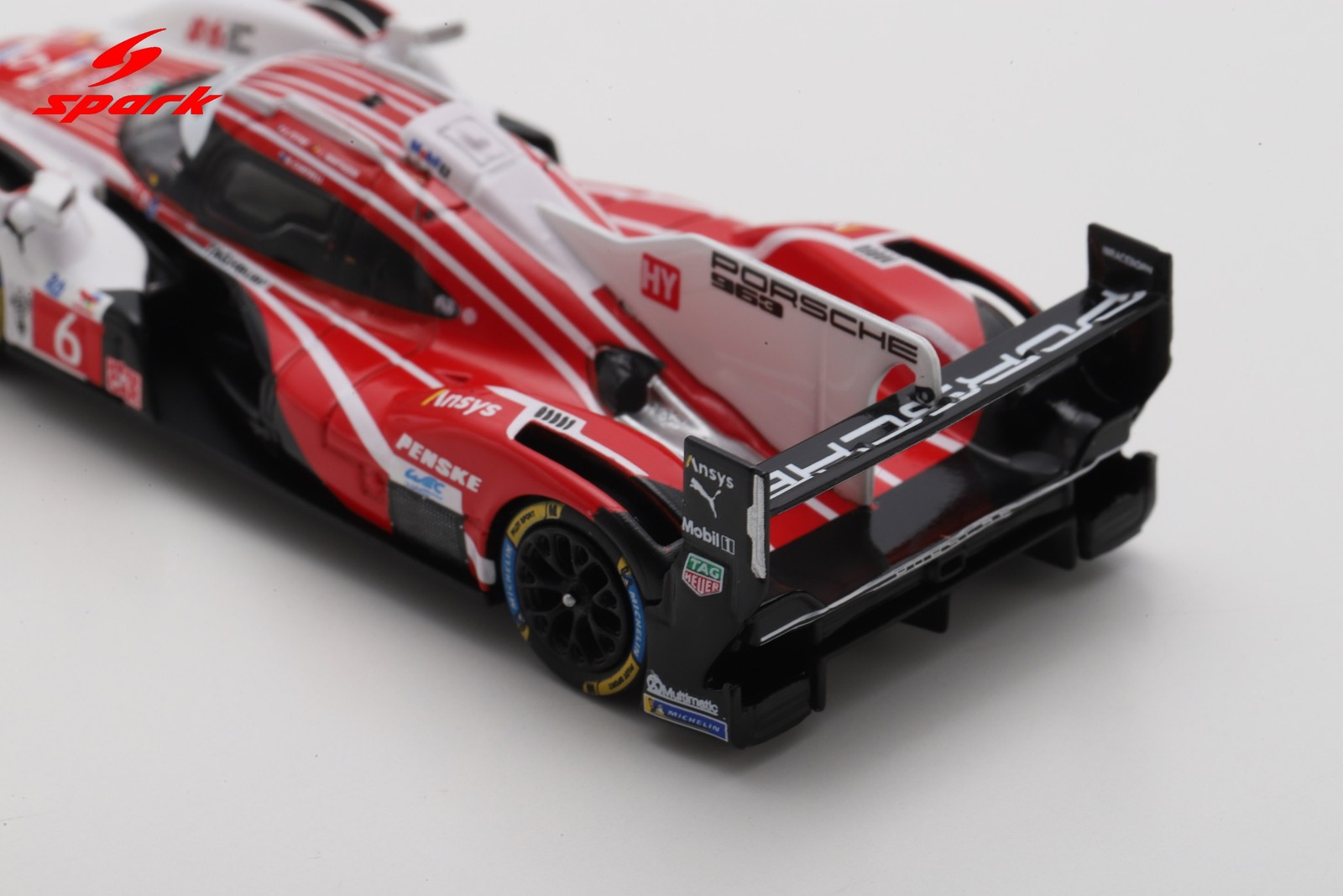 Spark 64S064 1/64 Porsche 963 No.6 PENSKE MOTORSPORT 2nd Le Mans 24H 2025