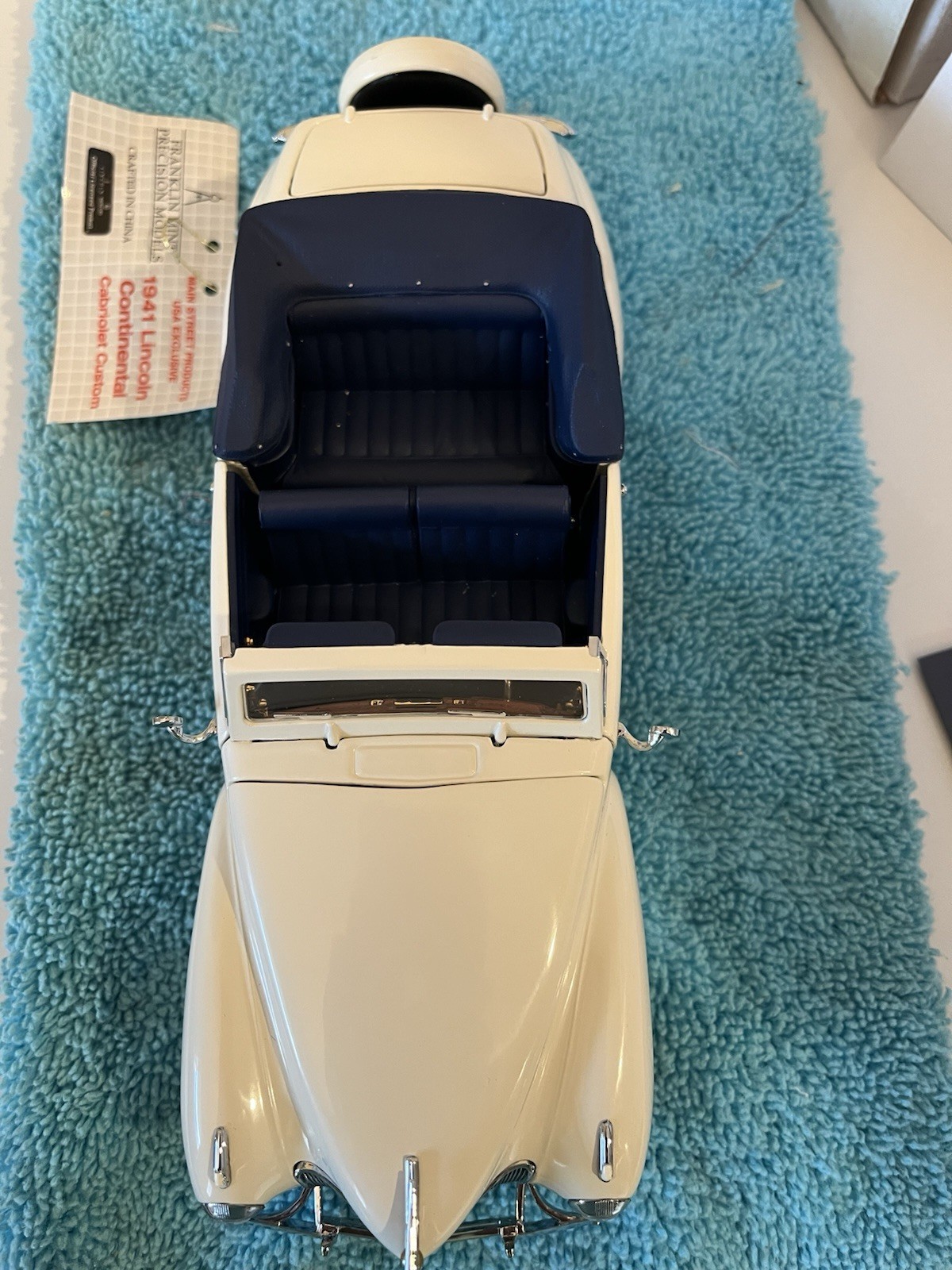 Franklin Mint 1941 Lincoln Continental Mark I Limited Edition Read Description