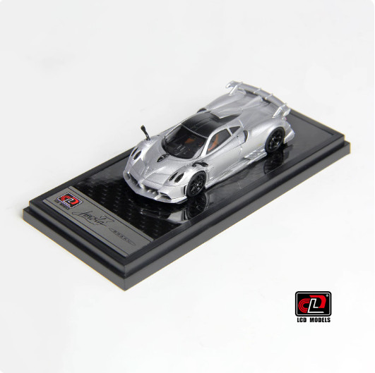 LCD Pagani Imola Silver 1/64 Diecast Alloy Model Car